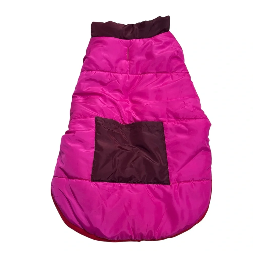 Boots & Barkley Puffer‎ dog vest Target Red & pink size medium